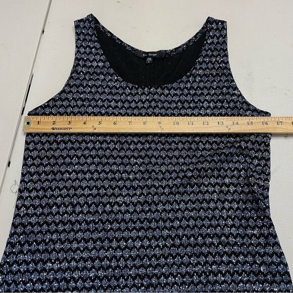 Blue Sage Vintage glittery shimmer tank blouse 90s Y2K evening artsy size Large - Picture 10 of 11